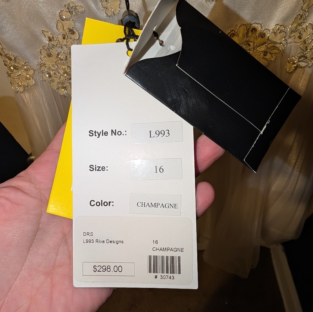 Lime By Riva Ballerina Cocktail Dress- NWT Size 16 - Picture 2 of 6